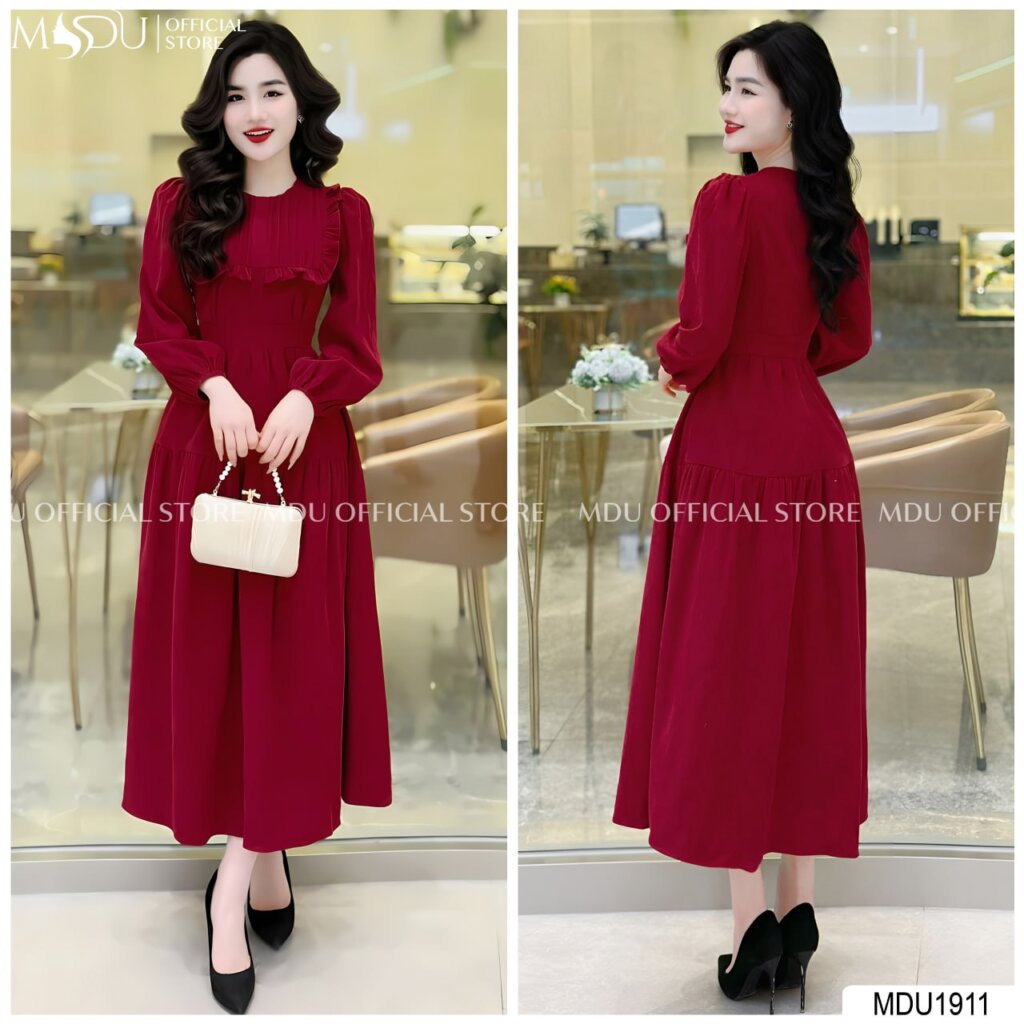 Váy Thiết Kế Mùa Đông Cho Dáng Người Mũm Mĩm