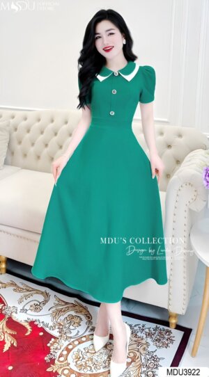 Váy Thiết Kế MDU3922 – Sang Trọng Và Mềm Mịn Trong Từng Chi Tiết