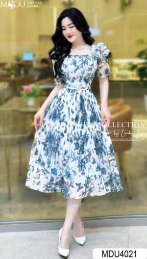 Váy Thiết Kế MDU4021: Thiết Kế Độc Đáo Với Đường Chiết Eo Tinh Tế