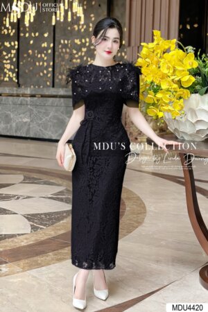 Váy Thiết Kế MDU4420 – Chất Liệu Ren Hàn Với Gam Màu Cuốn Hút