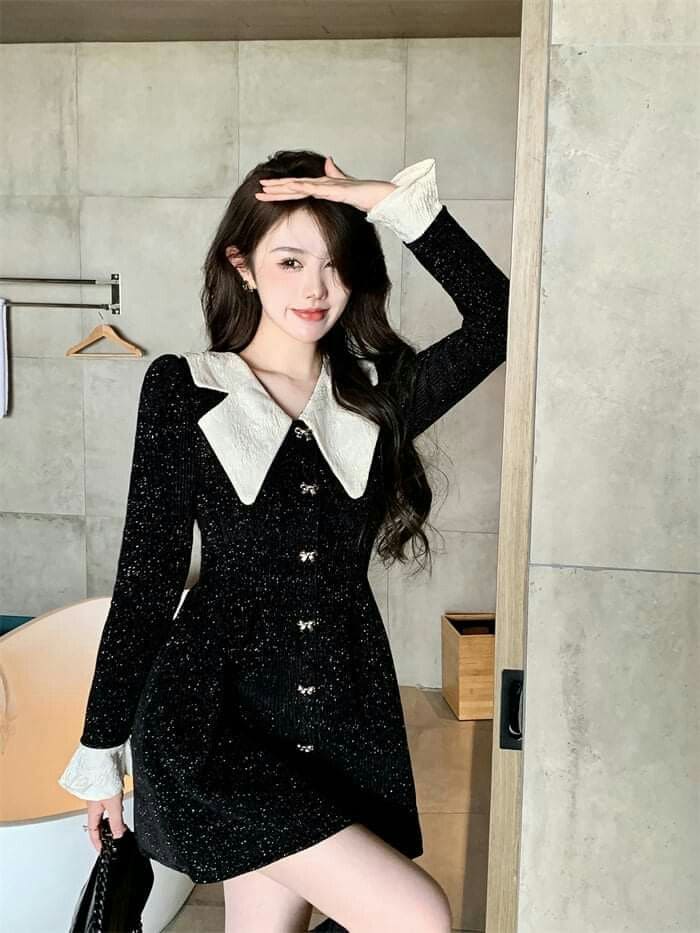 Váy Thiết Kế Mùa Đông Bằng Dạ - Thanh Lịch Và Cổ Điển