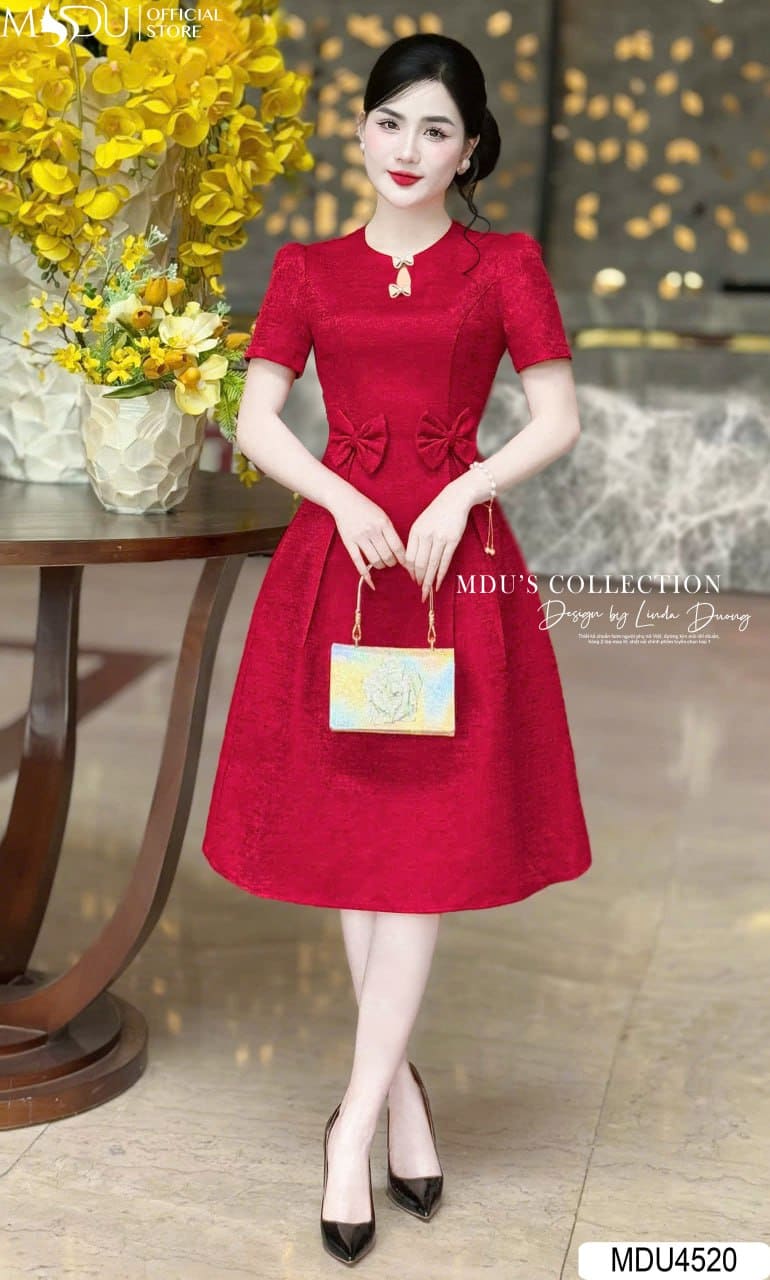 Các Kiểu Dáng Đầm Dự Tiệc Cho Cô Nàng Mũm Mĩm Nên Thử - Đầm Chữ A