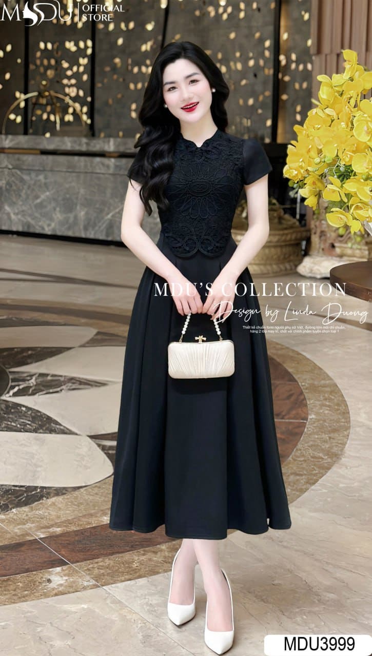 Màu Sắc Và Họa Tiết Tôn Dáng Cho Đầm Dự Tiệc Cho Người Thấp Tròn