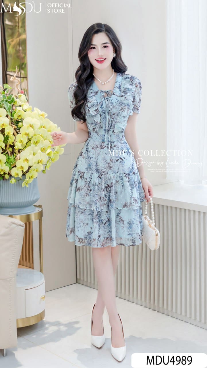 Kiểu Dáng Đầm Phù Hợp Cho Người Thấp Tròn - Đầm Maxi Ngắn Hoặc Midi