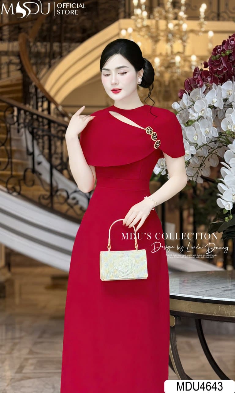 Cách Phối Đồ Với Đầm Dự Tiệc Màu Đỏ