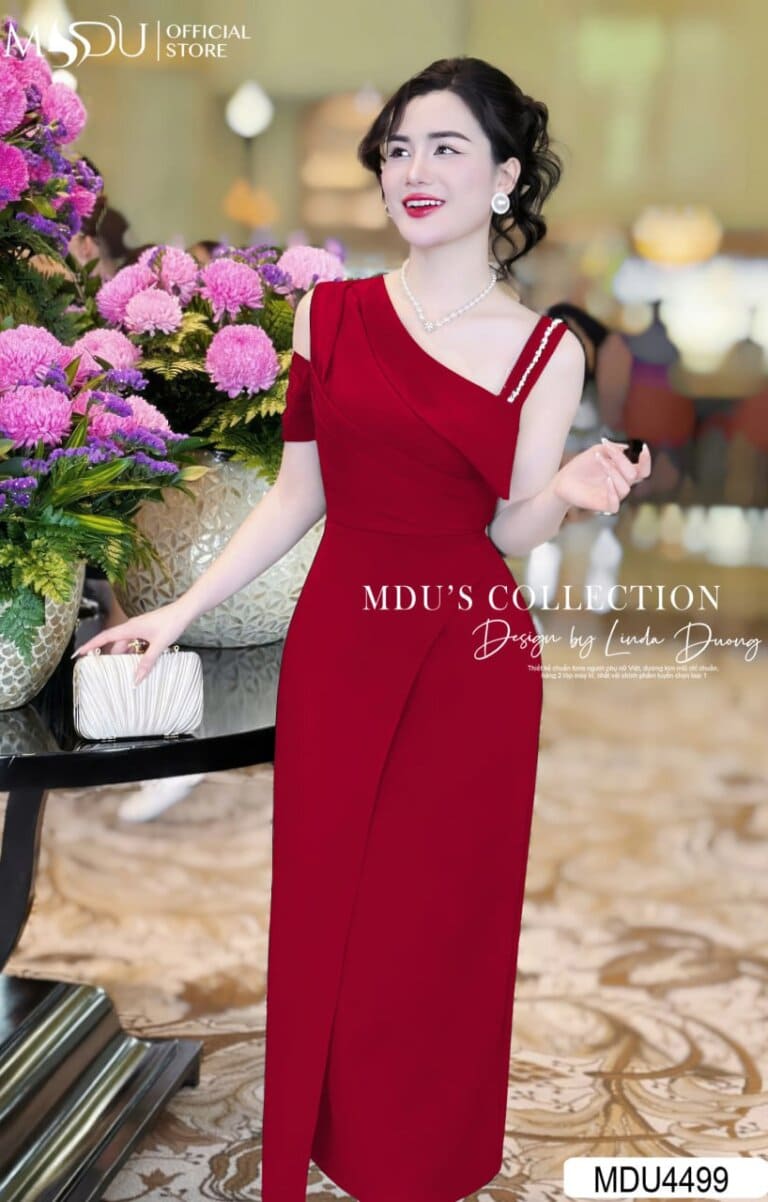 Xu Hướng Đầm Dự Tiệc Màu Đỏ 2025