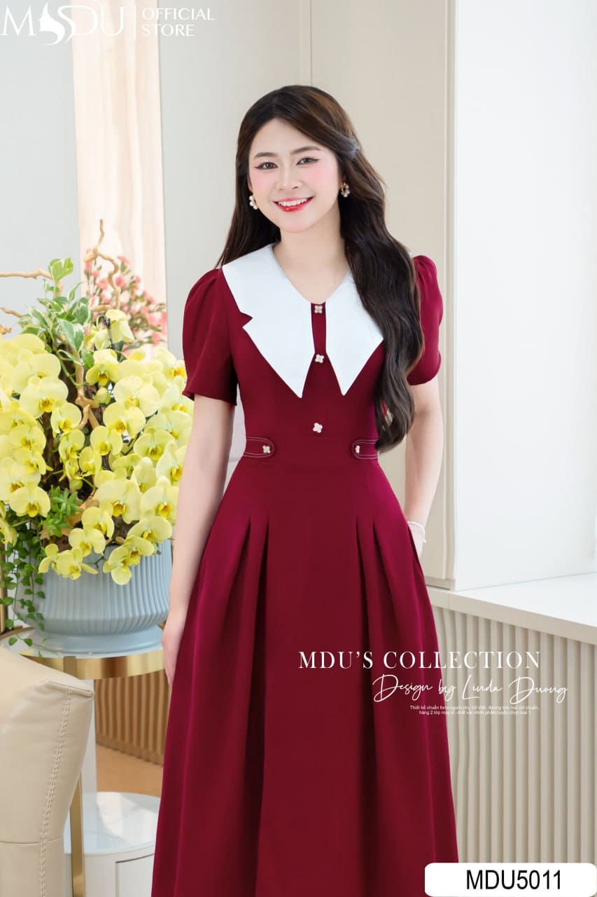 Đầm dự tiệc mua giấu bụng peplum