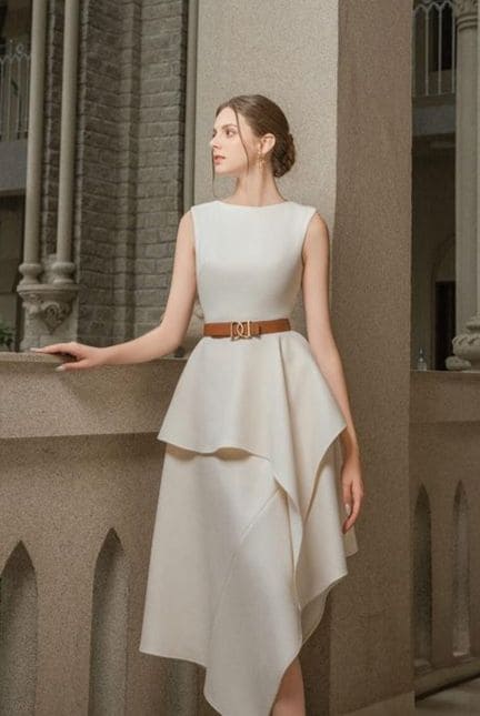 Chất liệu váy dự tiệc cho người mập 