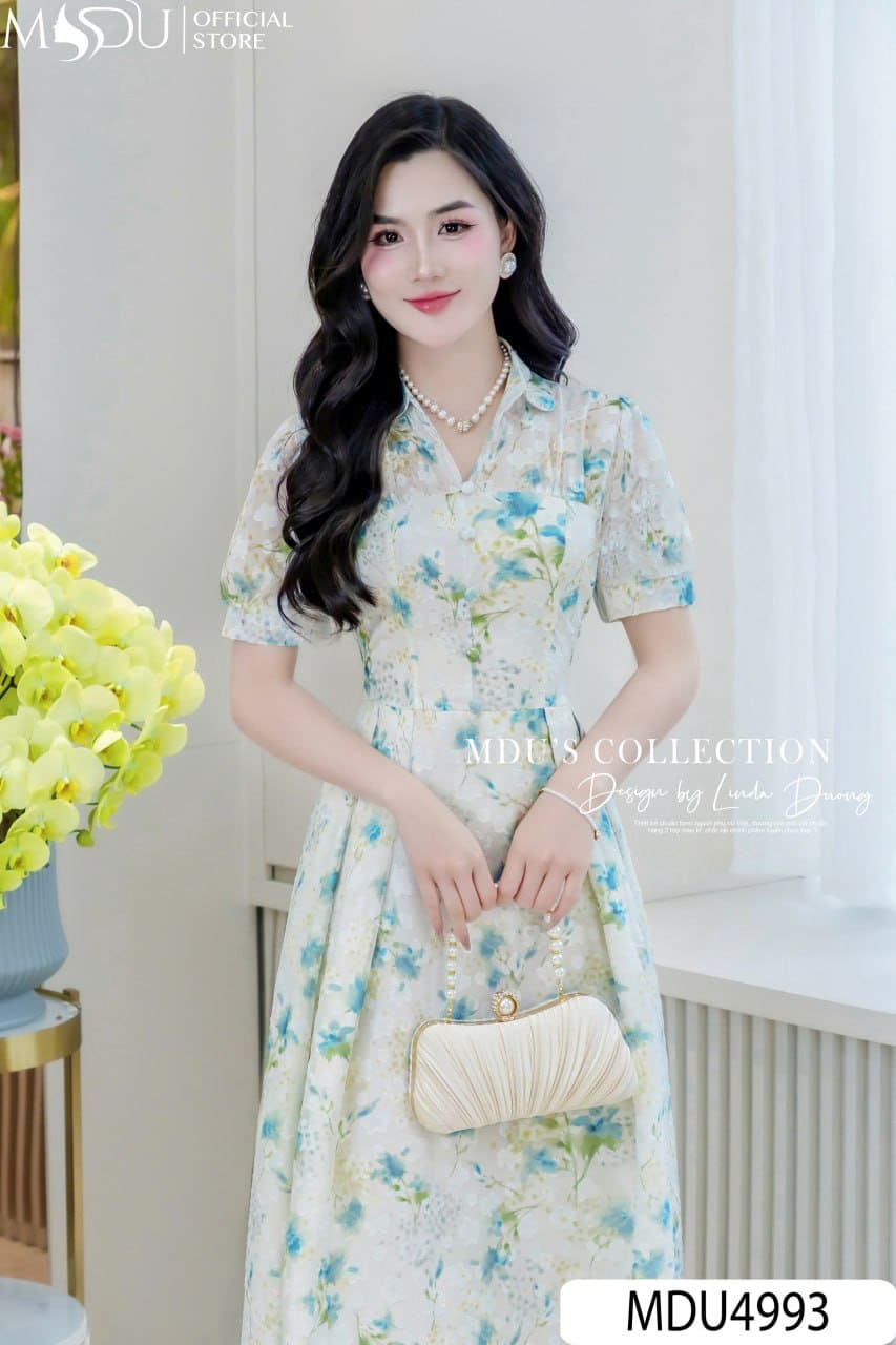 Váy dự tiệc cưới cho người thấp - Hoa nhí 