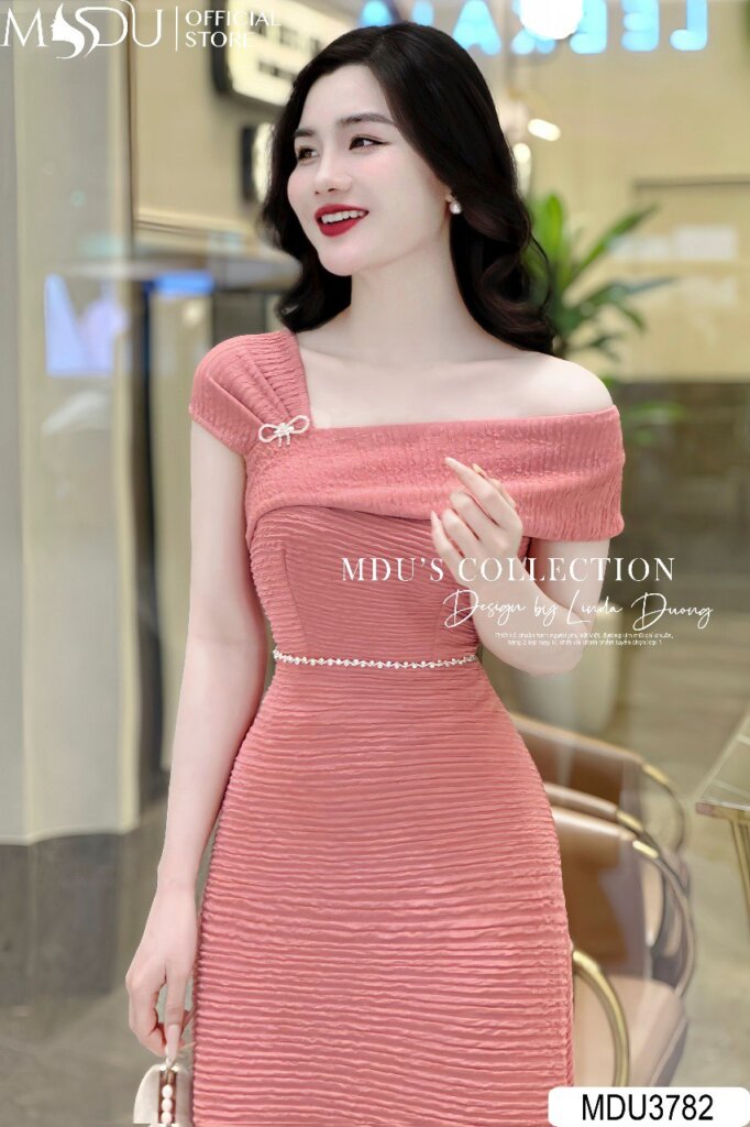 Váy Thiết Kế MDU3782 - Chất Liệu Visco Nhật Mềm Cao Cấp