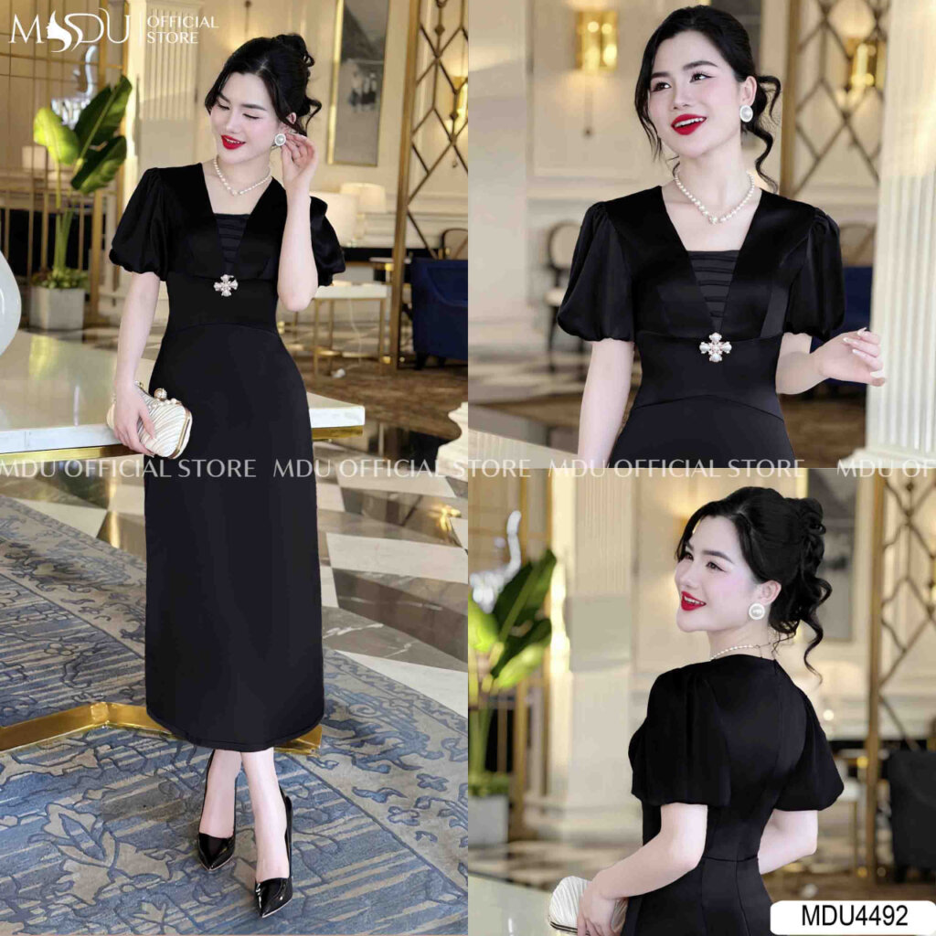 Vì Sao Đầm Đen Là “Vũ Khí Bí Mật” Cho Nàng Mũm Mĩm?