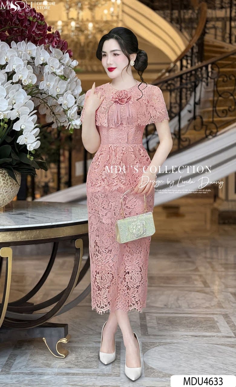 Các Mẫu Đầm Dự Tiệc Màu Hồng Pastel Đa Phong Cách - Váy Ôm Body