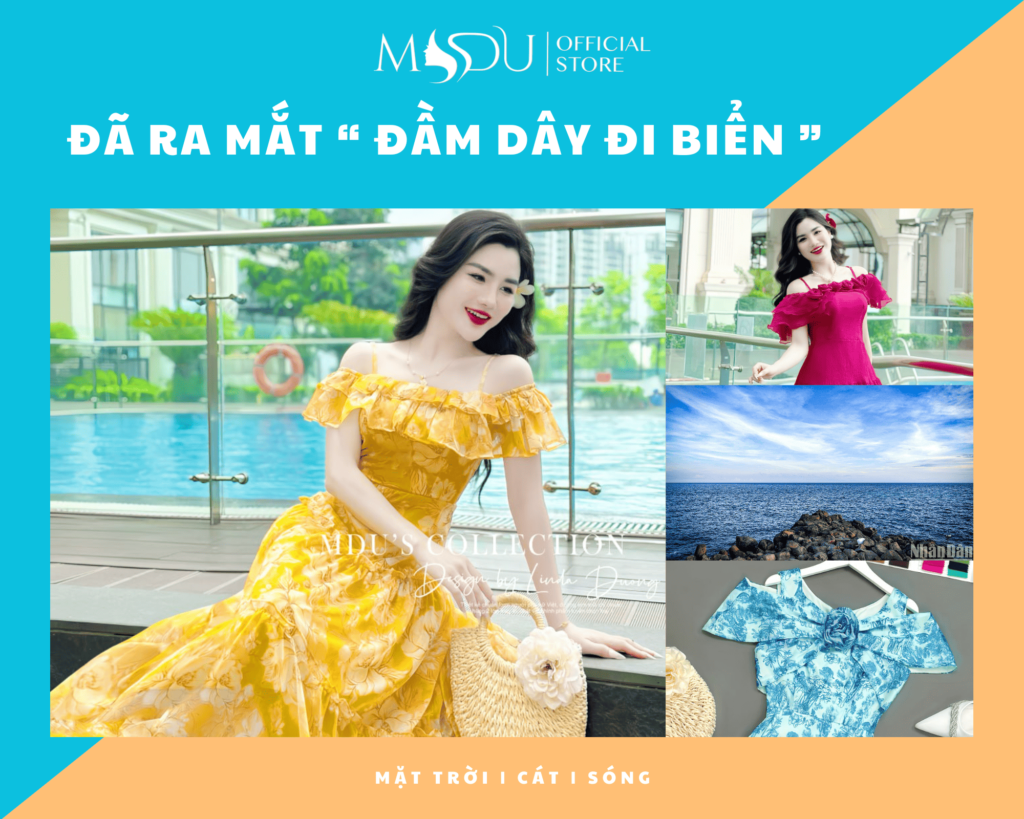 Do san ho Vang dong Hien dai Mua he Dien mao Anh ghep 1 Mdu Fashion