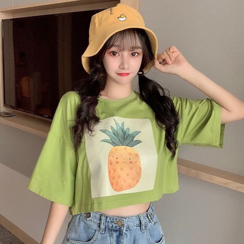 Những Mẫu Áo Đi Biển Nhóm Trái Cây Đẹp Nhất - Áo Croptop