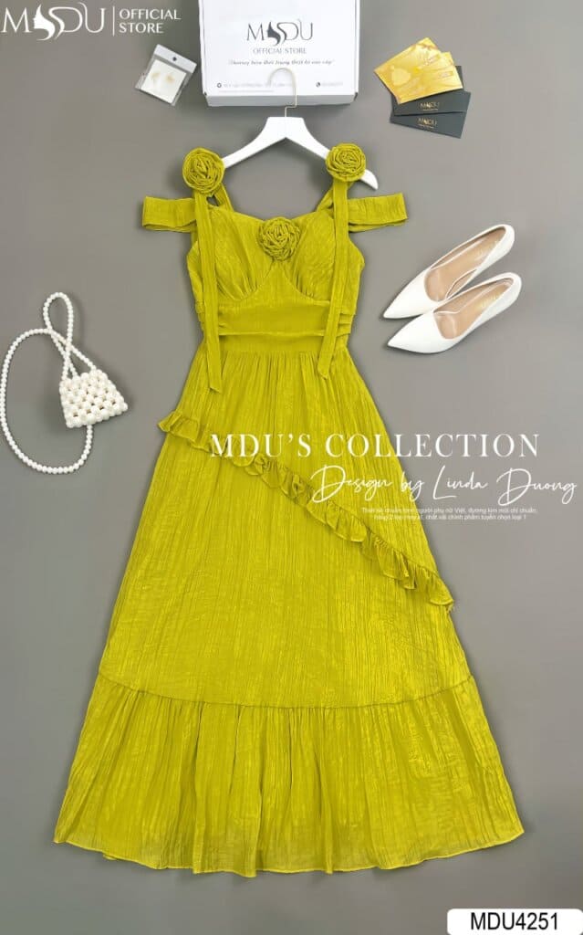 Đầm Maxi Đi Biển Cách Điệu