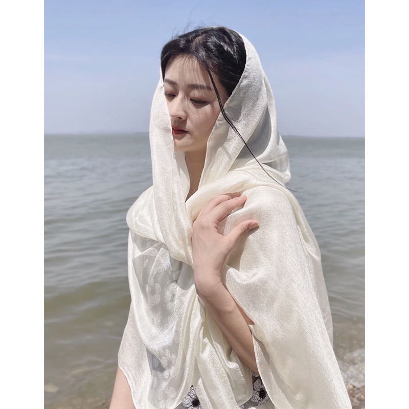 Khăn choàng đi biển - Khăn Trơn