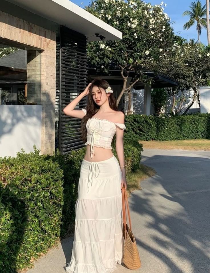 Chất Liệu Nào Lên Ngôi Trong Set Váy Đi Biển