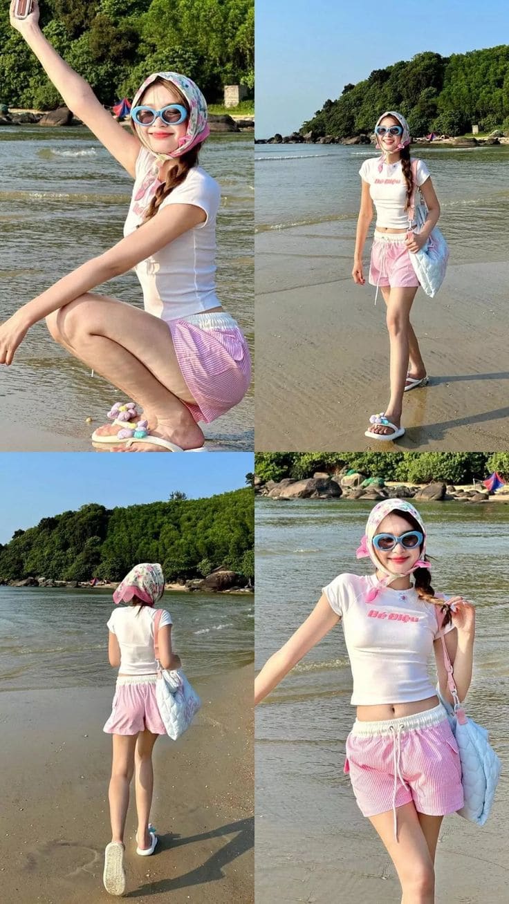 Top 8+ OutFit Mà Hot Girl Hay Diện - Áo Croptop Và Quần Short