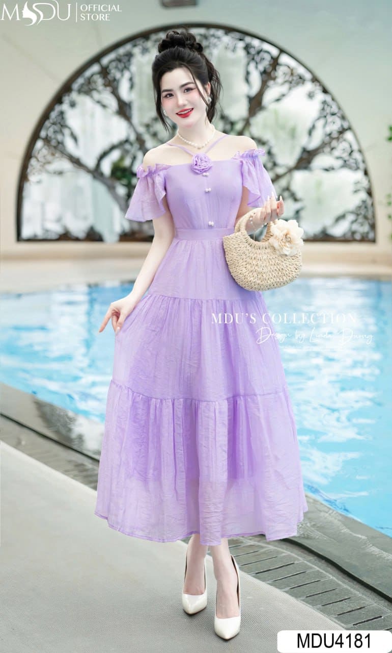 Người Gầy Khó Chọn Đồ Đi Biển Thế Nào - Váy Maxi