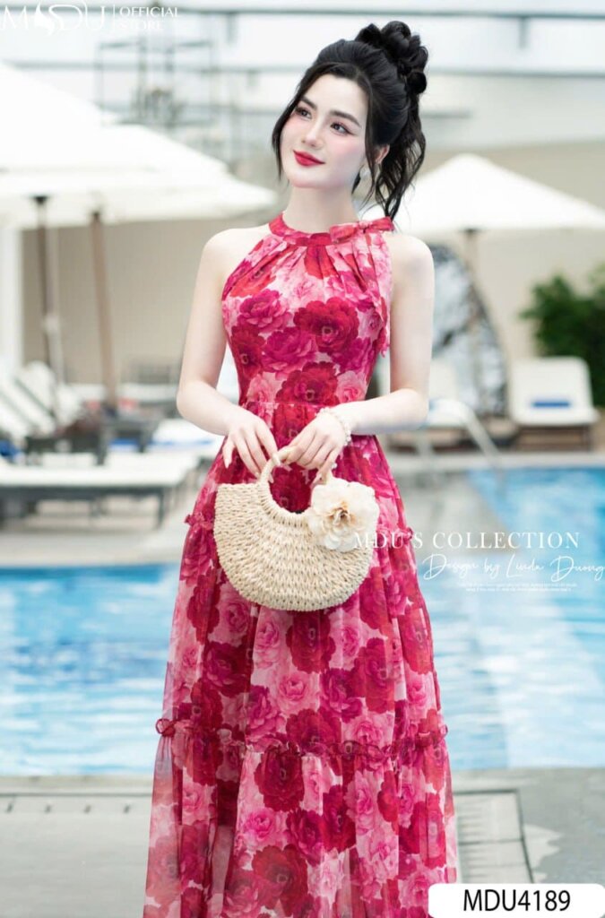 Váy đi biển - phối đồ