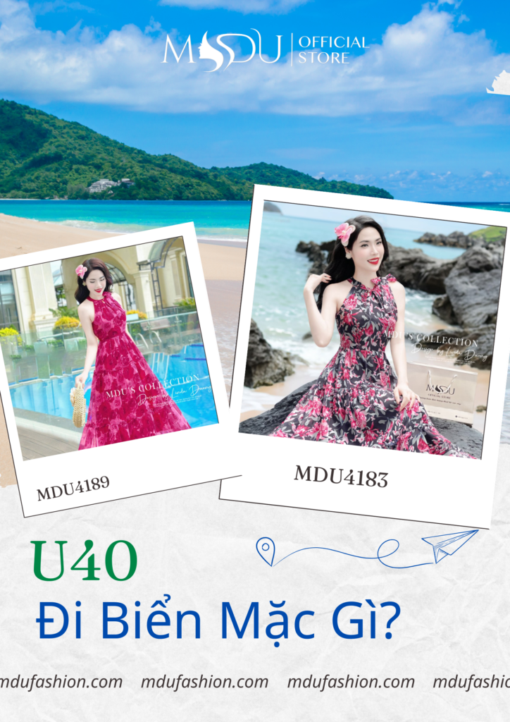 xanh don gian hien dai poster Du Lich Mdu Fashion