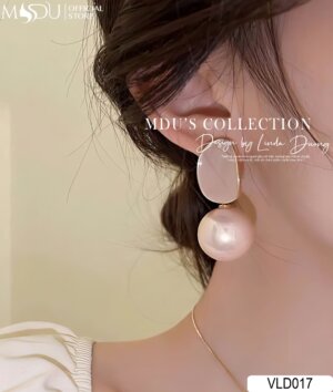 VLD017 – Đôi Bông Tai Ngọc Trai Kiêu Kỳ