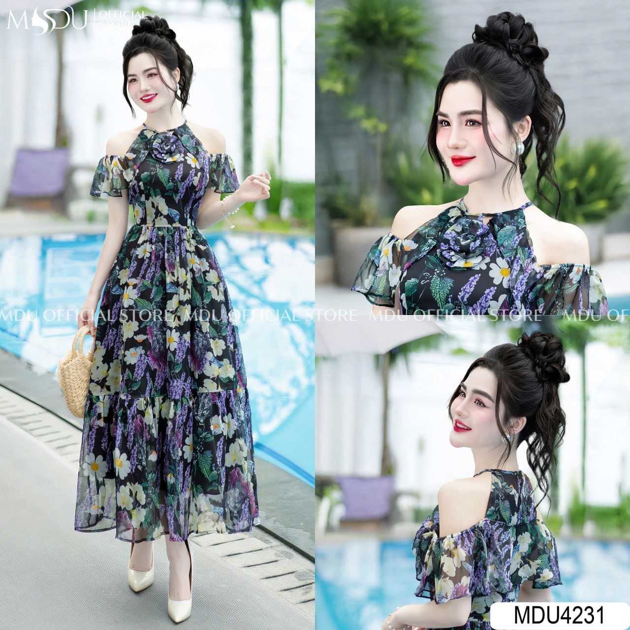 Xu Hướng Váy Maxi Đi Biển 2025