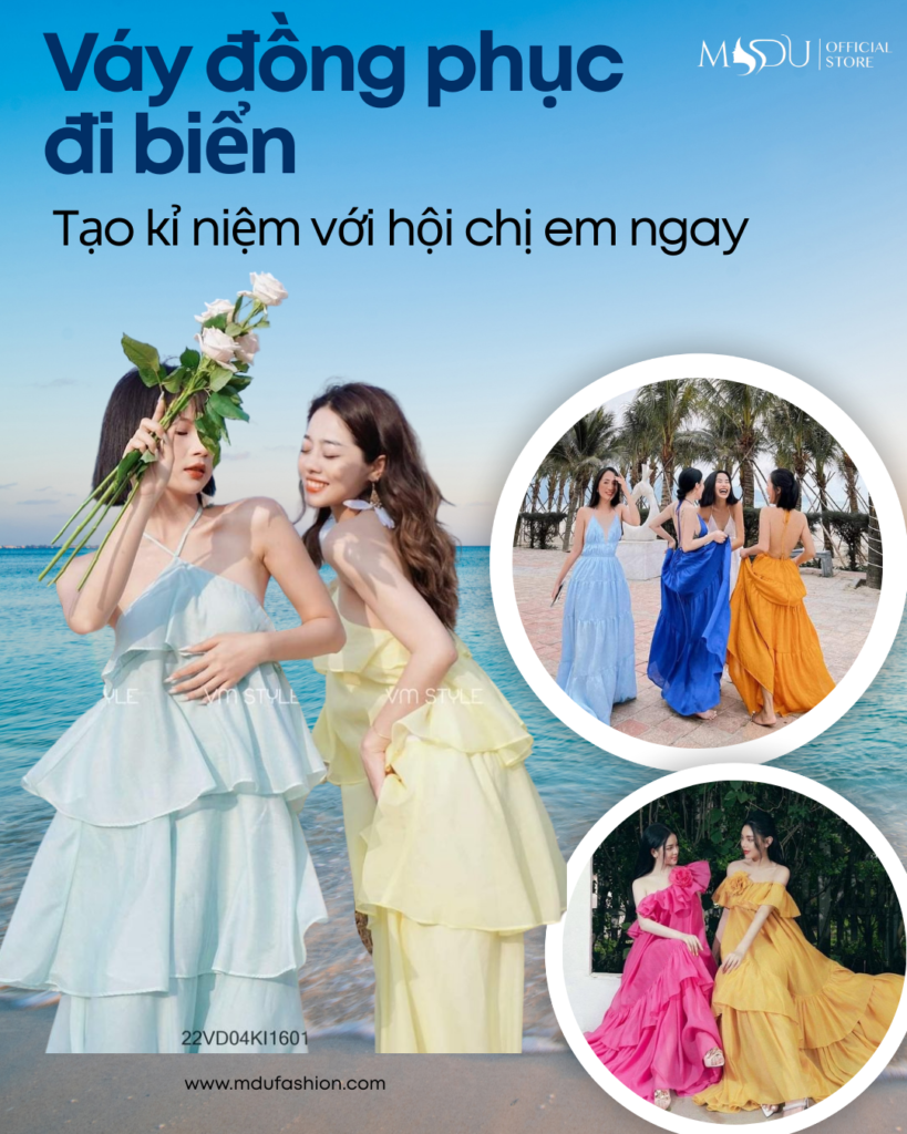 Vay dong phuc di bien Mdu Fashion