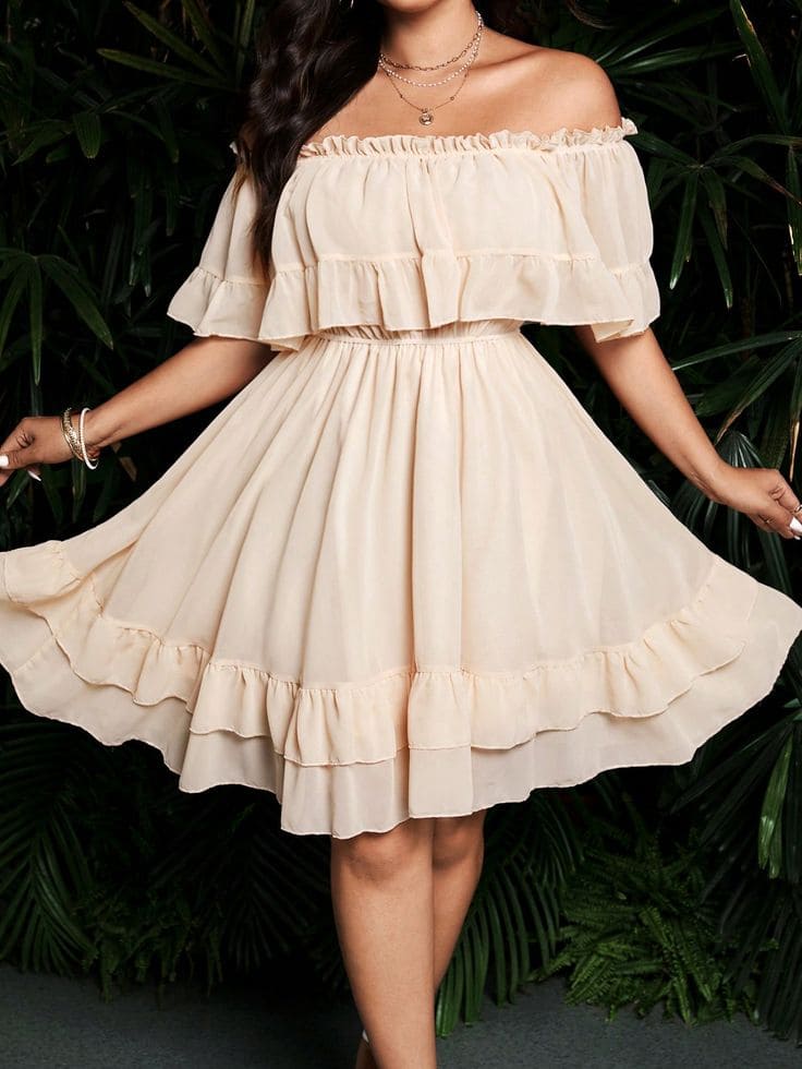 Chất Liệu Lý Tưởng Cho Đầm Maxi Trễ Vai Đi Biển - Chiffon