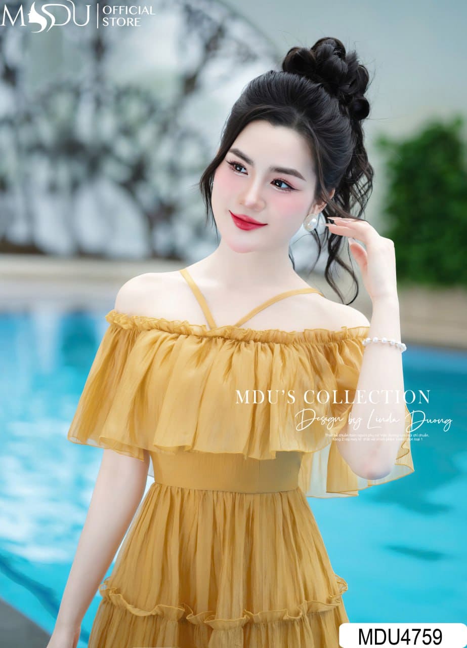 Tại Sao Đầm Maxi Trễ Vai Là Lựa Chọn Hoàn Hảo Cho Biển Cả