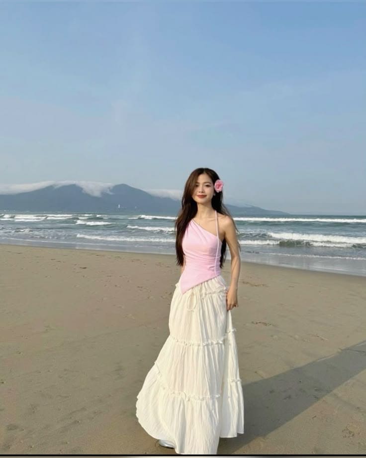 Các Kiểu Chân Váy Đi Biển Đẹp Mê Hồn - Chân Váy Maxi