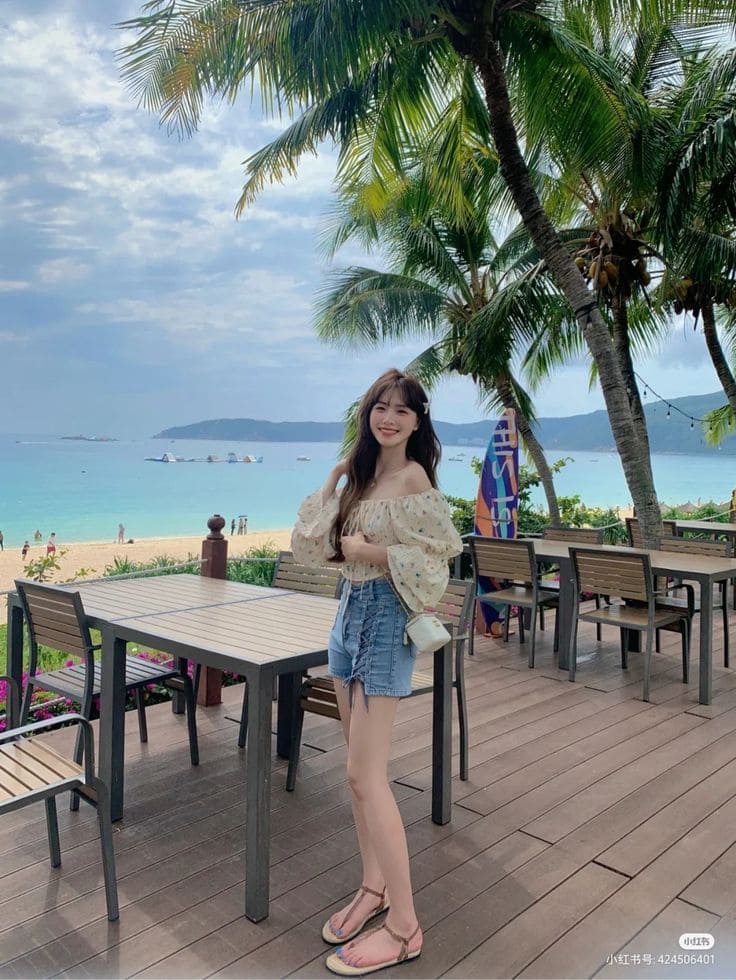 Các Kiểu Chân Váy Đi Biển Đẹp Mê Hồn - Chân Váy Ngắn