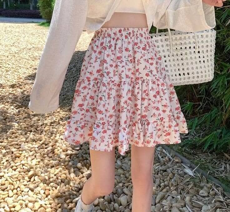 Các Kiểu Chân Váy Hoa Đi Biển Đẹp Lung Linh - Chân Váy Cover Hoa