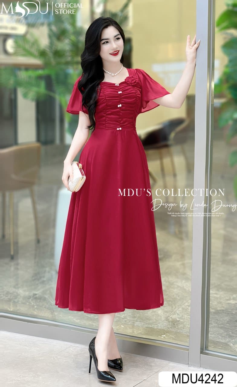 Những Kiểu Đầm Maxi Đi Biển Có Tay Đẹp "Mê Hồn" - Đầm Maxi Tay Lỡ