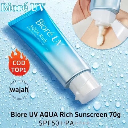 Top Kem Chống Nắng Body Đi Biển Mình Đã Thử Và Mê Đắm-Biore UV Aqua Rich