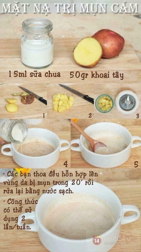 Công Thức Mặt Nạ Dưỡng Da Đi Biển Đơn Giản Mà Hiệu Quả - Khoai Tây Và Sữa Chua