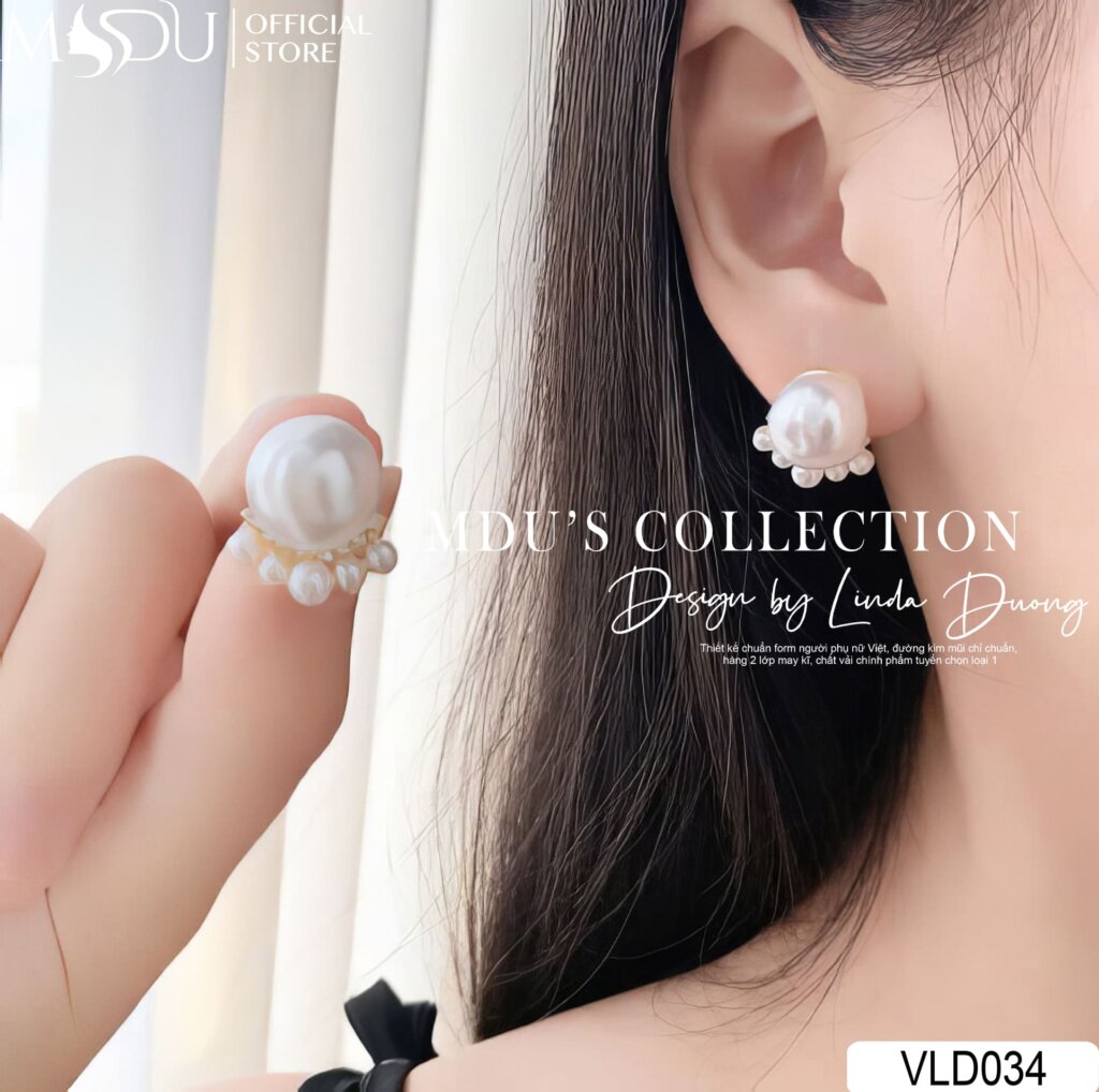 VLD034 – Vẻ Đẹp Gợn Sóng Nhẹ Nhàng Trên Vành Tai Nàng