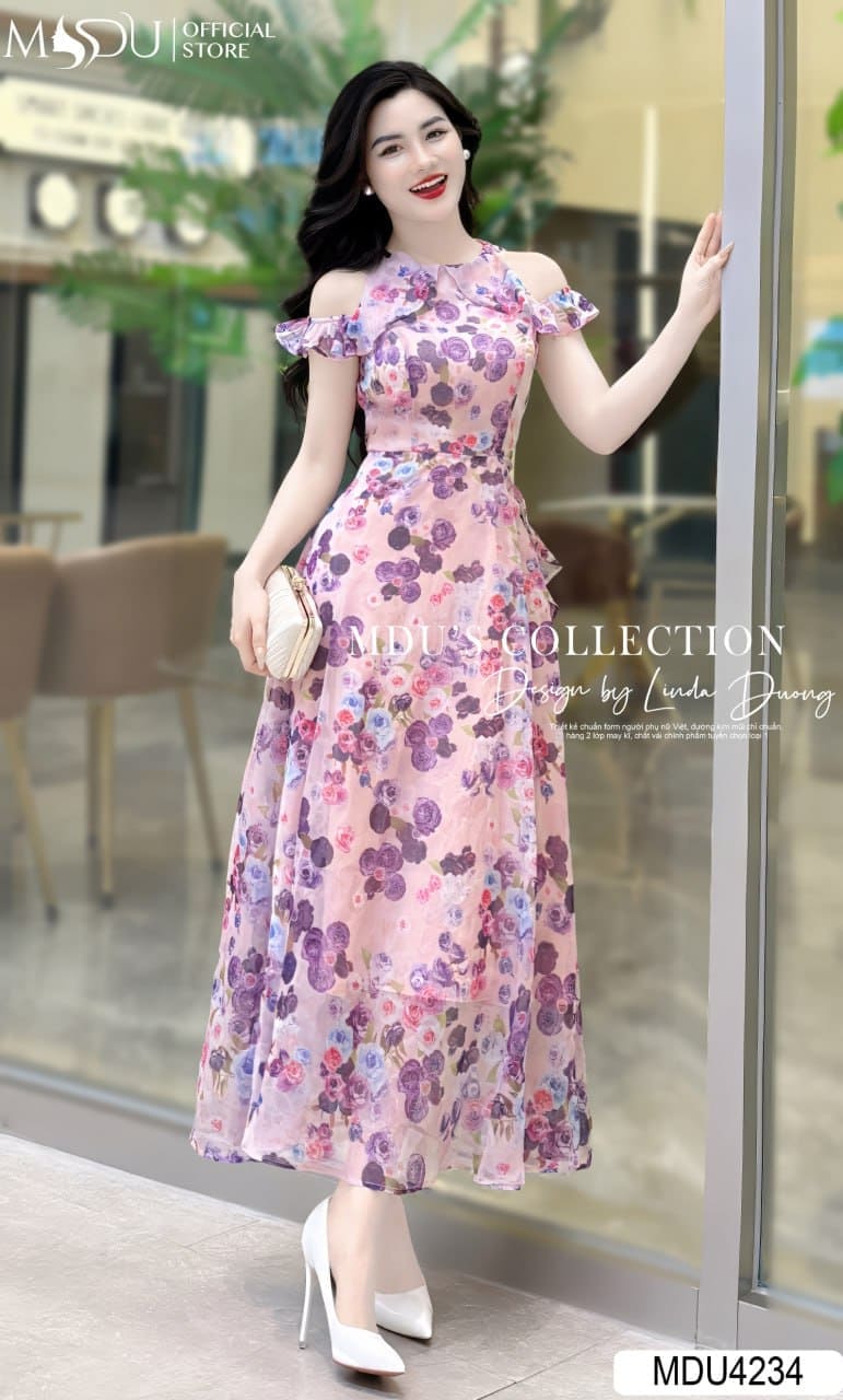 Gợi Ý Trang Phục Thời Trang Đi Biển Phú Quốc - Váy Maxi