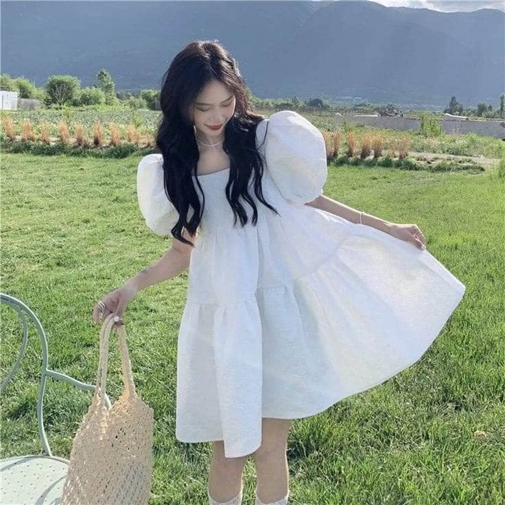 Gợi Ý Trang Phục Thời Trang Đi Biển Phú Quốc - Váy Babydoll