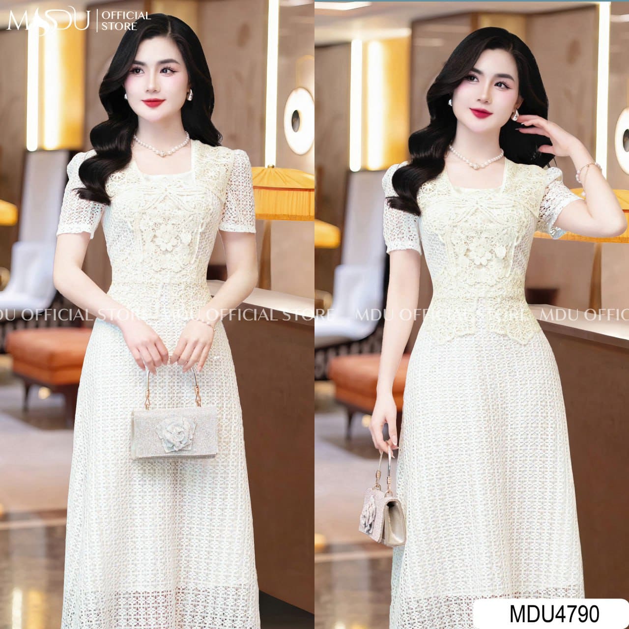 Các kiểu trang phục đi biển cho người lùn đáng thử - Đầm dáng A và xòe Che khuyết điểm hoàn hảo