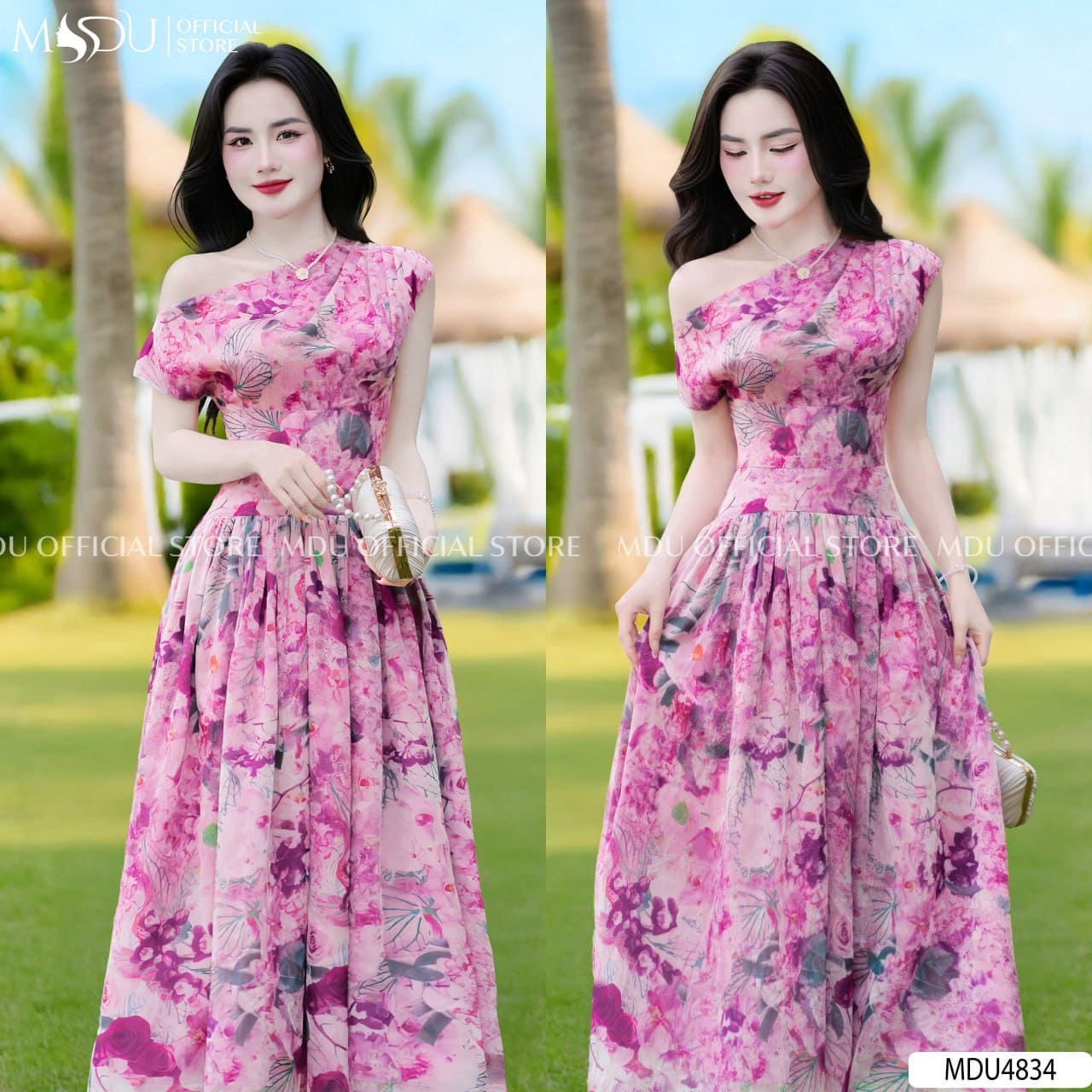 Các loại trang phục đi biển ảo không thể bỏ qua - Váy maxi