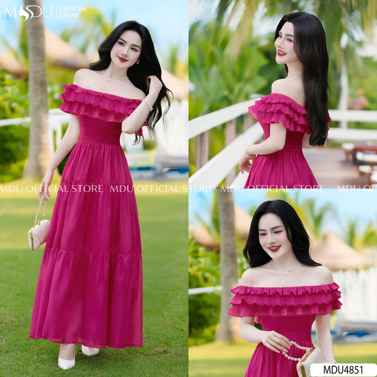 Các loại trang phục đi biển ảo không thể bỏ qua - Váy maxi