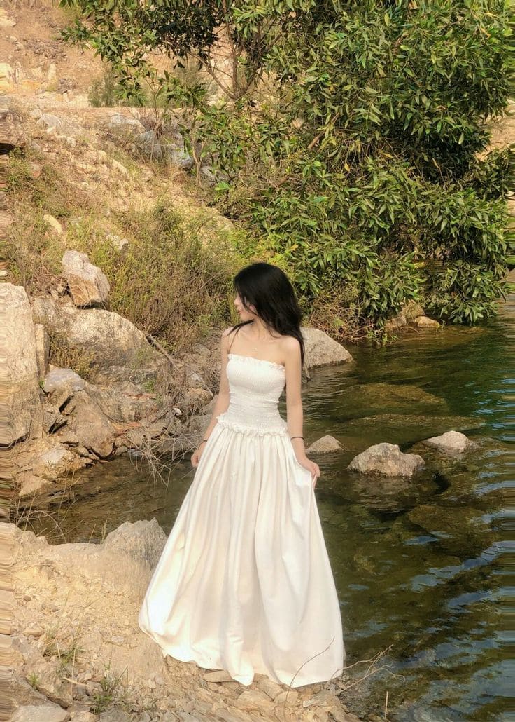 Các Kiểu Váy Đi Biển Phù Hợp Cho Người Thấp - Váy Quấn Tôn Eo Hoàn Hảo