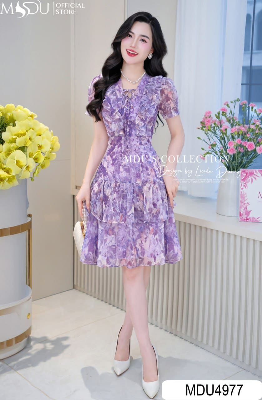 Váy đi biển dáng chữ A 