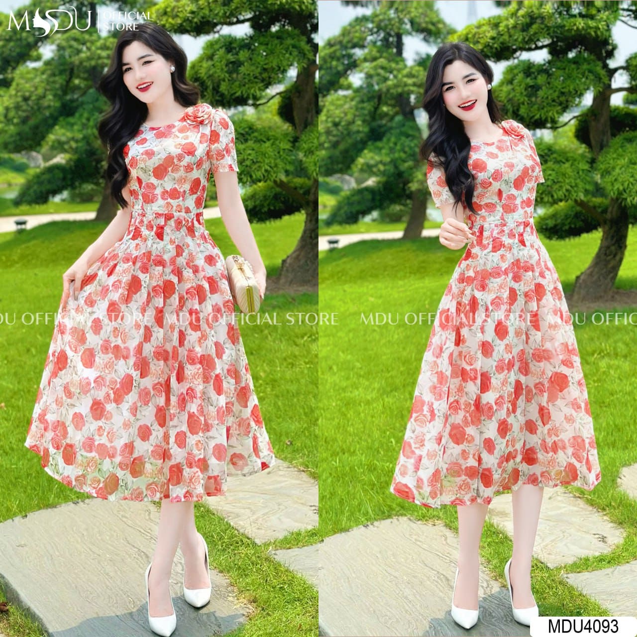 Các kiểu váy Đi Biển Màu Đỏ Đẹp Lung Linh - 