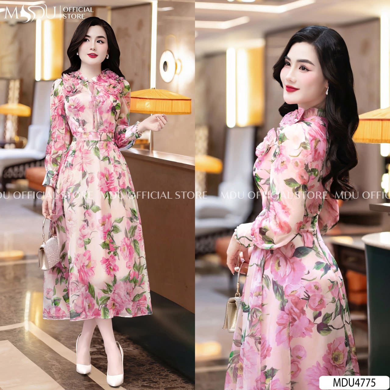 Xu Hướng Váy Đi Biển Màu Hồng Năm 2025