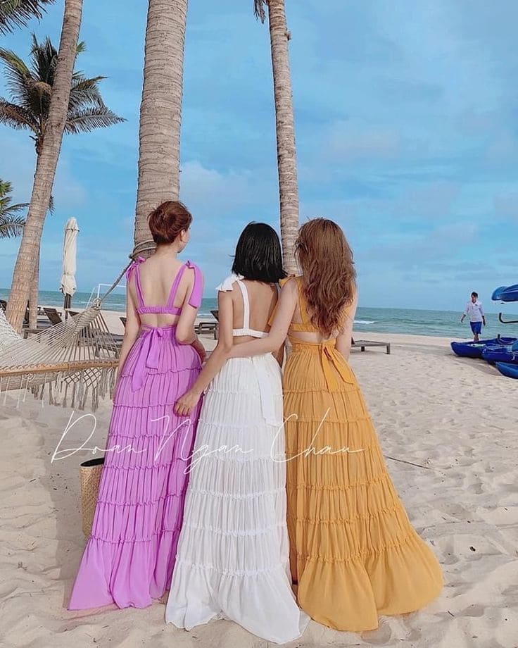 Mẹo Chọn Váy Đồng Phục Đi Biển Chuẩn Form, Đẹp Dáng - Đảm Bảo Đồng Bộ