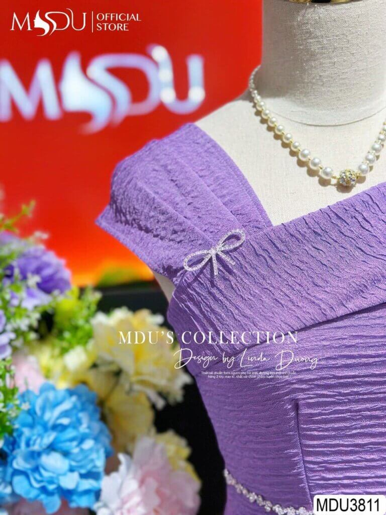 Váy Thiết Kế MDU3811 - Chất Liệu Visco Nhật Mềm Cao Cấp