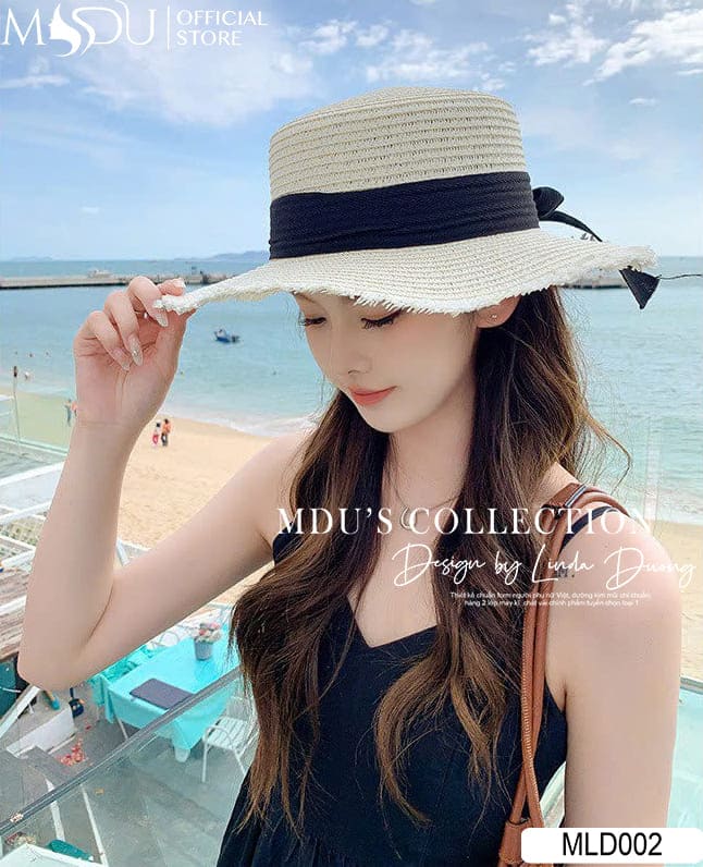 Các Kiểu Mũ Đi Biển Hot Nhất Cho Mùa Hè 2025 - Mũ Vải Nơ Dây