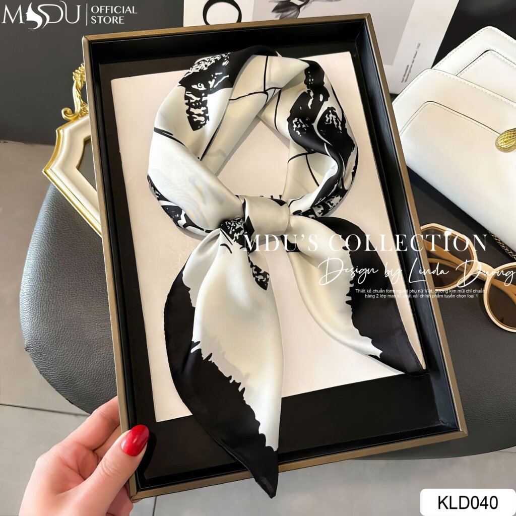 Tinh Tế Và Khác Biệt Với Khăn Lụa KLD040 Từ MDU Fashion